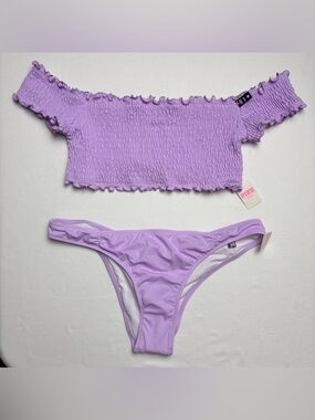 NWT Lavender Pink Brand Bikini Set-M